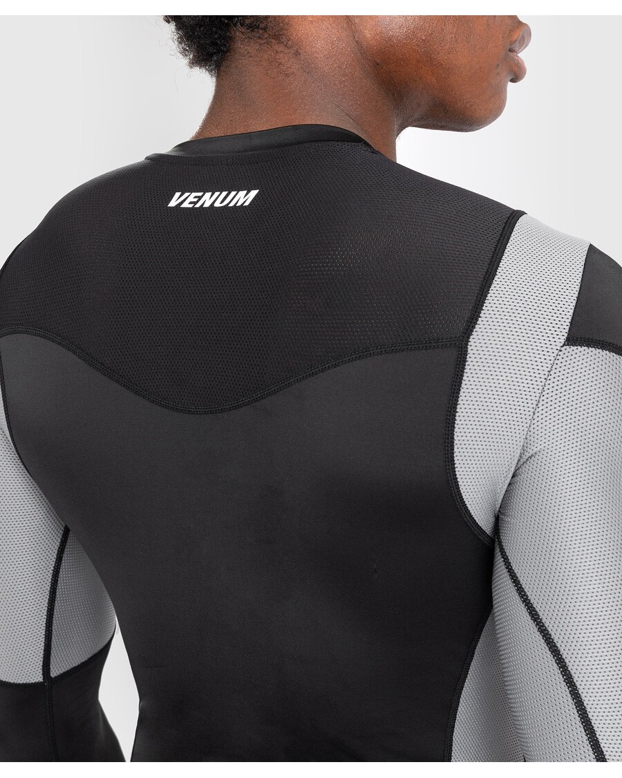 Venum Tempest Rashguard Met Lange Mouwen Voor Heren - Zwart/grijs