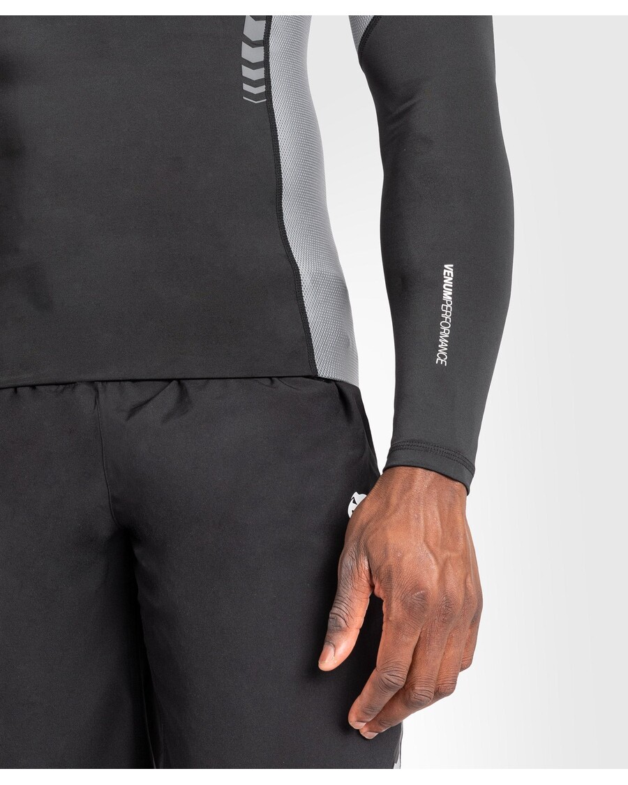Venum Tempest Rashguard Met Lange Mouwen Voor Heren - Zwart/grijs
