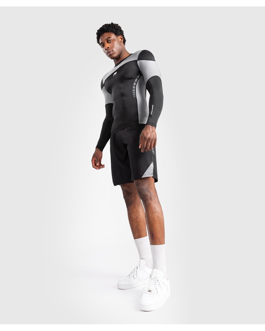 Venum Tempest Rashguard Met Lange Mouwen Voor Heren - Zwart/grijs