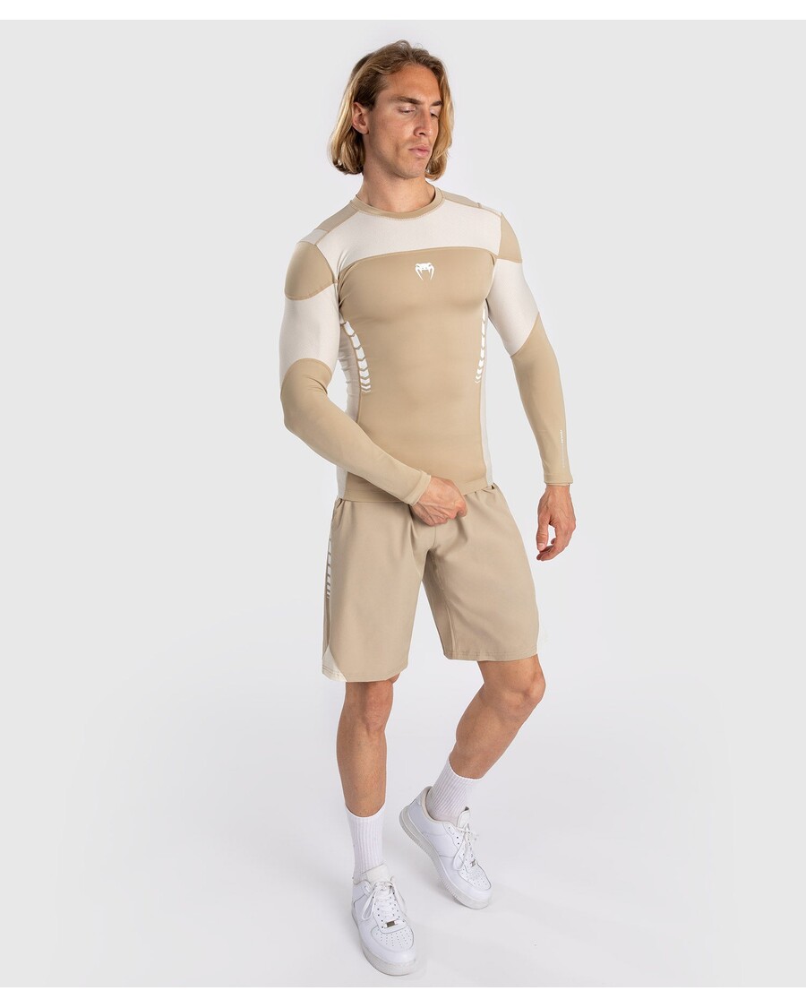 قميص رجالي بأكمام طويلة من Venum Tempest - بيج/رملي