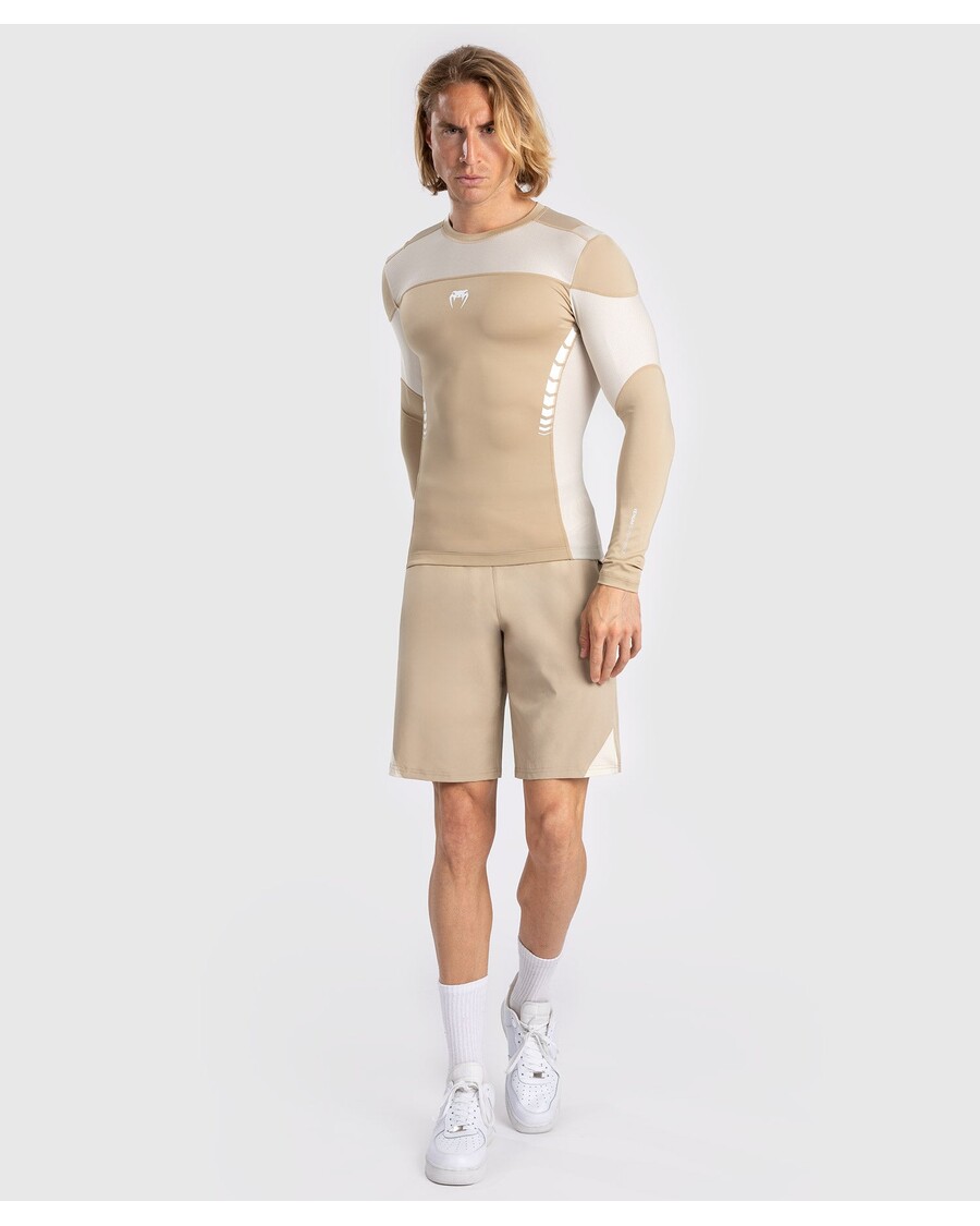 قميص رجالي بأكمام طويلة من Venum Tempest - بيج/رملي