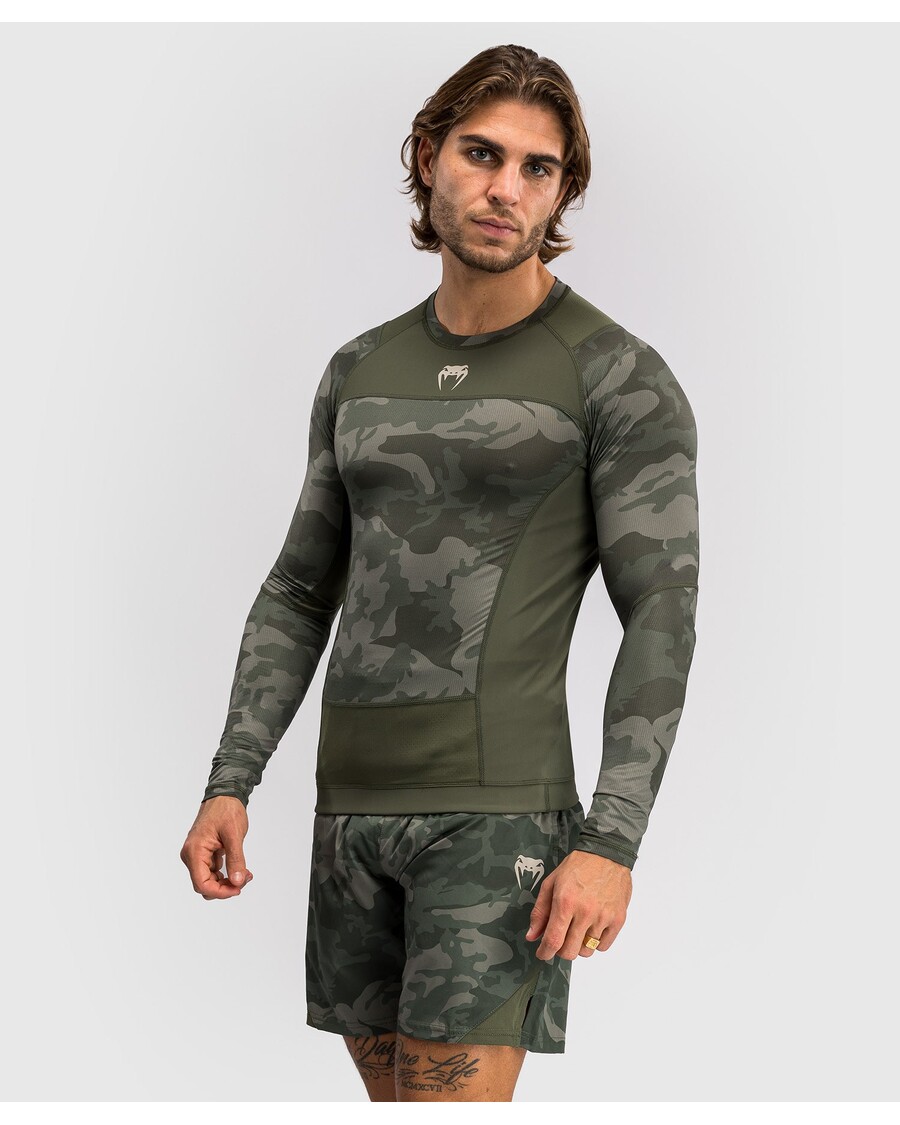 Venum G-fit Air Rashguard Voor Heren Met Lange Mouwen - Legercamo