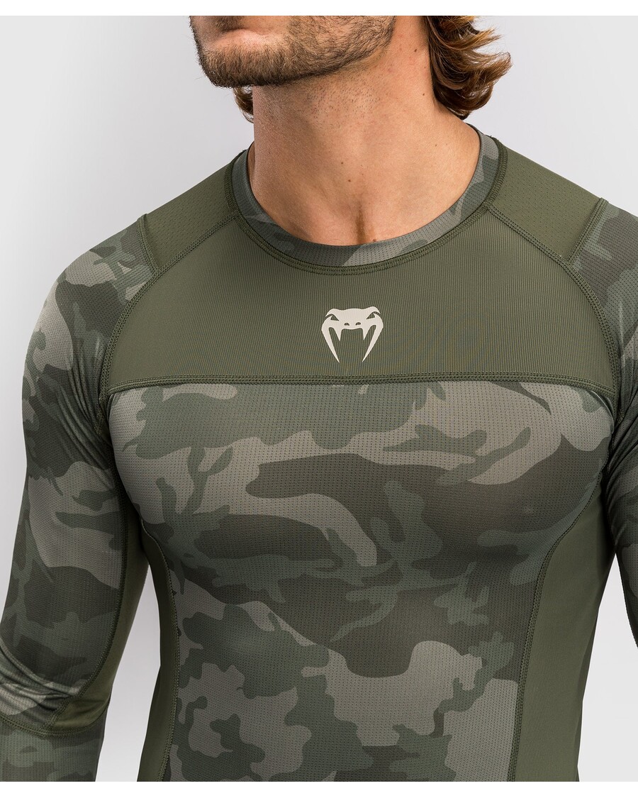 Venum G-fit Air Rashguard Voor Heren Met Lange Mouwen - Legercamo