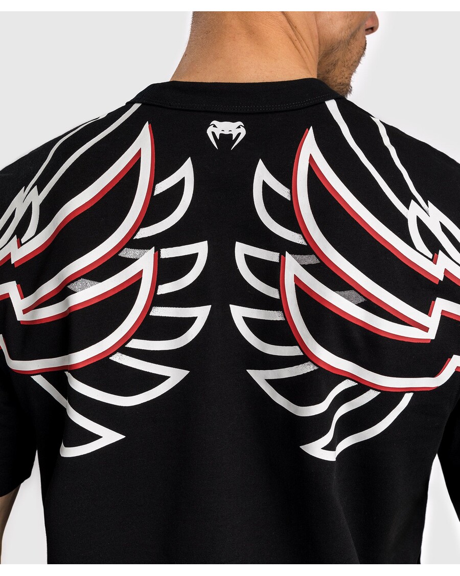 Maglietta Venum X Tekken 8 - Jin Kazama - Nero/nero/bianco