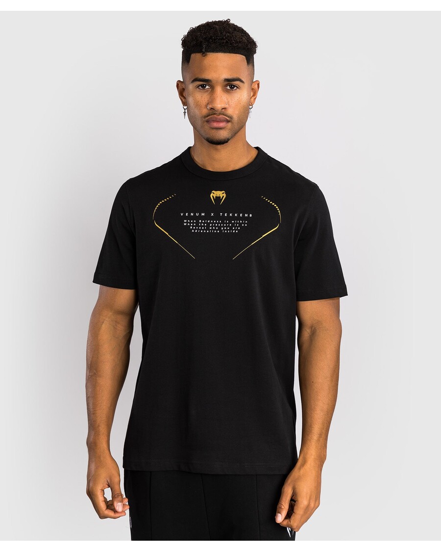 Venum X Tekken 8 - Marshall Law T-shirt - Zwart/rood/goud