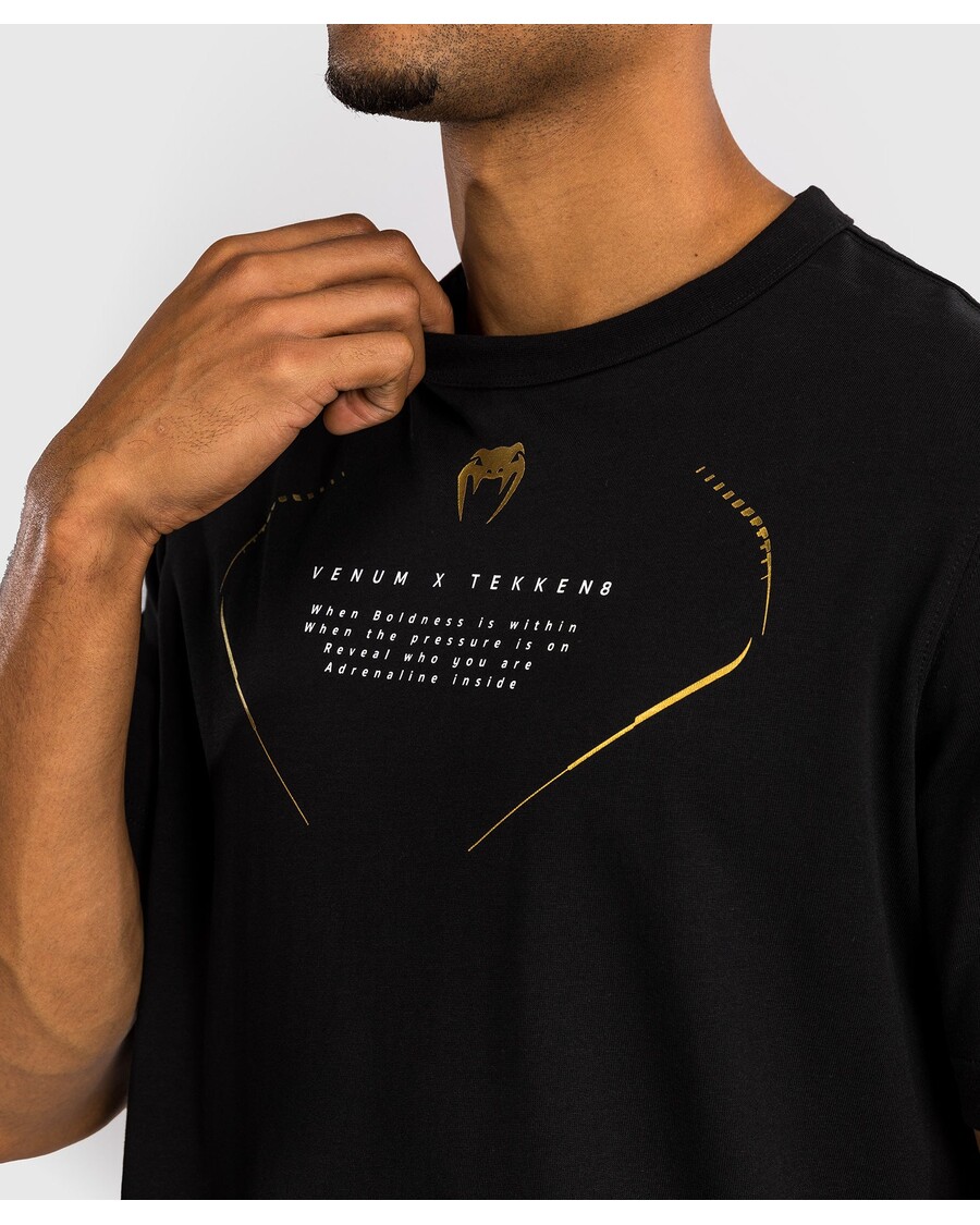 Venum X Tekken 8 - Marshall Law T-shirt - Zwart/rood/goud