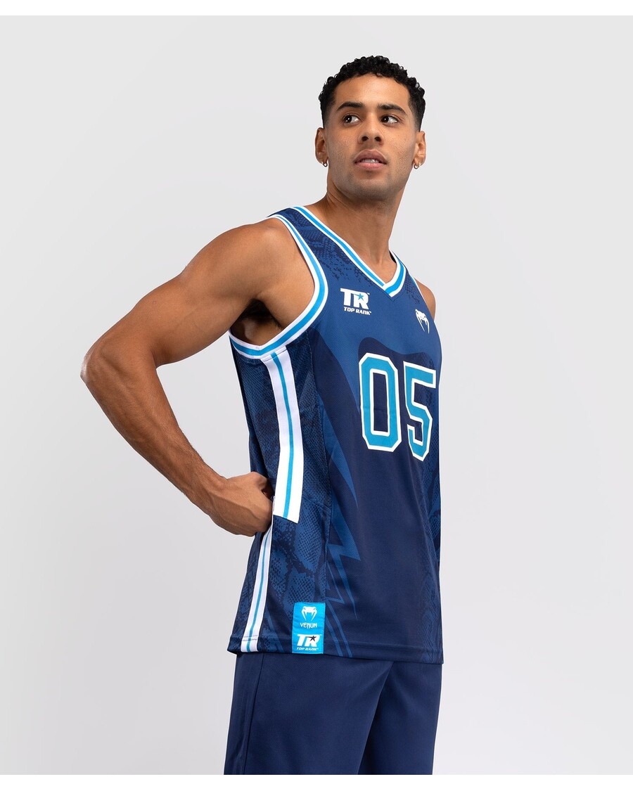 Venum X Top Rank Original Moški Košarkarski Dres - Mornarsko Moder