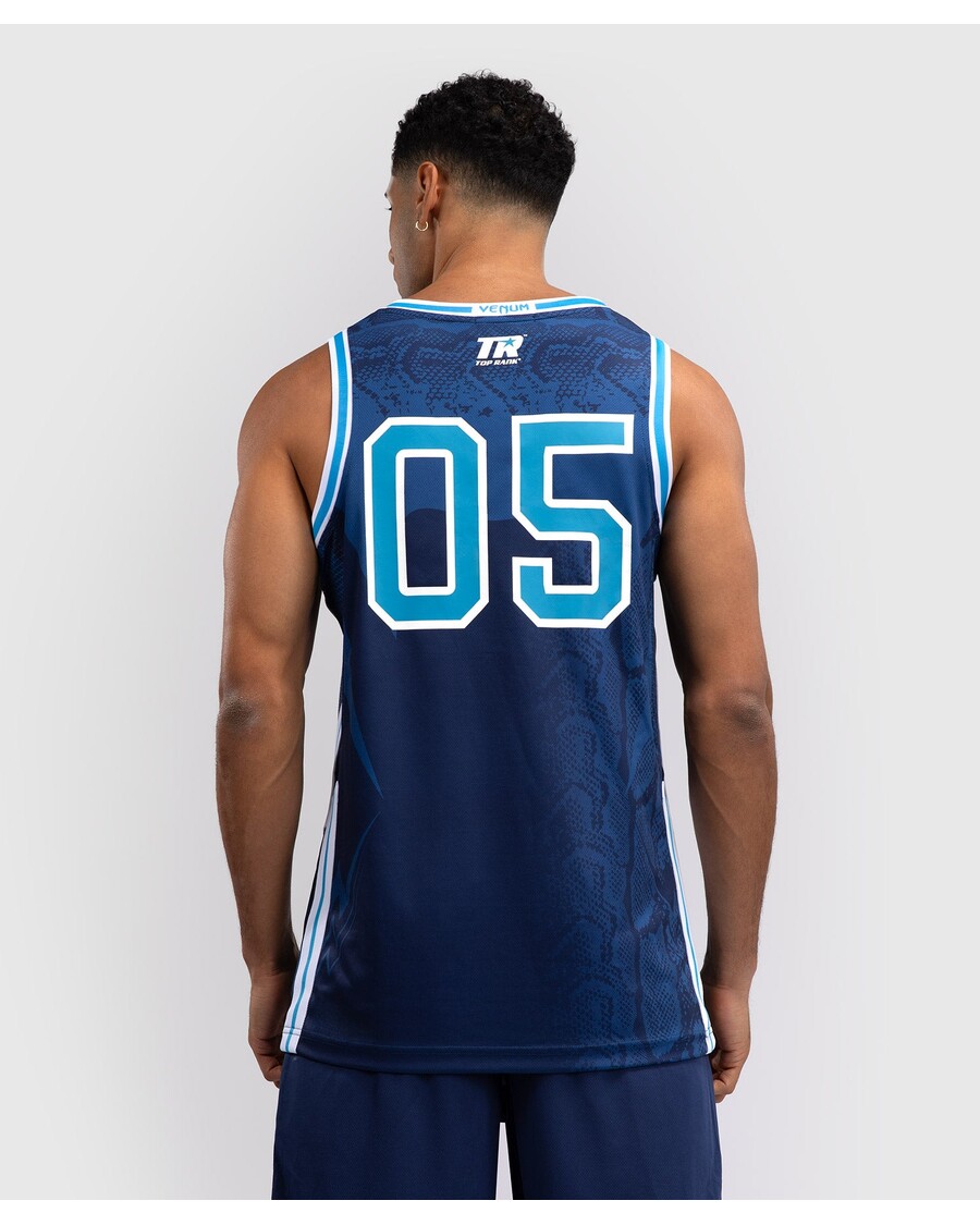 Venum X Top Rank Original Moški Košarkarski Dres - Mornarsko Moder