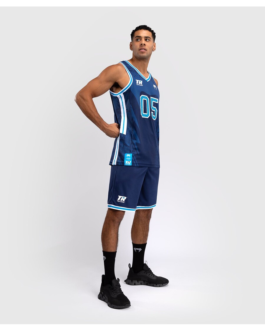 Venum X Top Rank Original Moški Košarkarski Dres - Mornarsko Moder