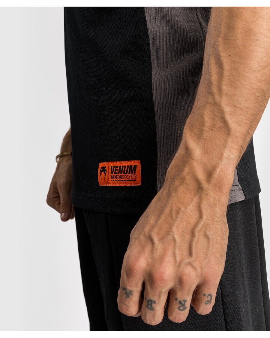 Bombažna Polo Majica Venum Motorsport - Temno črna