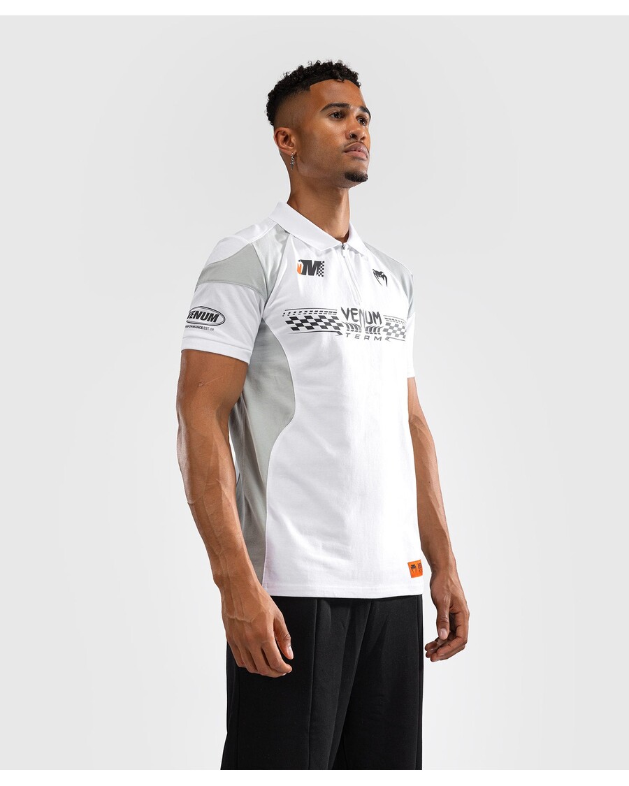 Bombažna Polo Majica Venum Motorsport - Snežno Bela