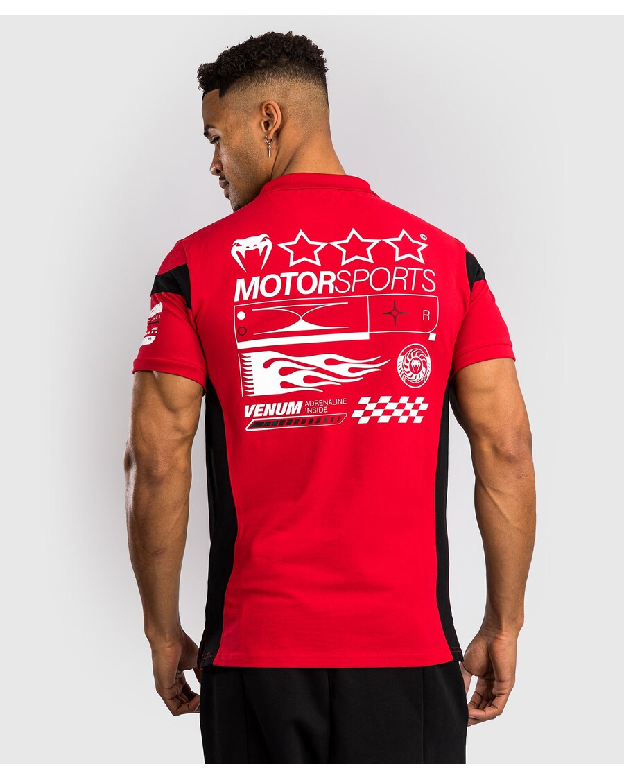 Venum モータースポーツ コットン ポロ - レーサー レッド