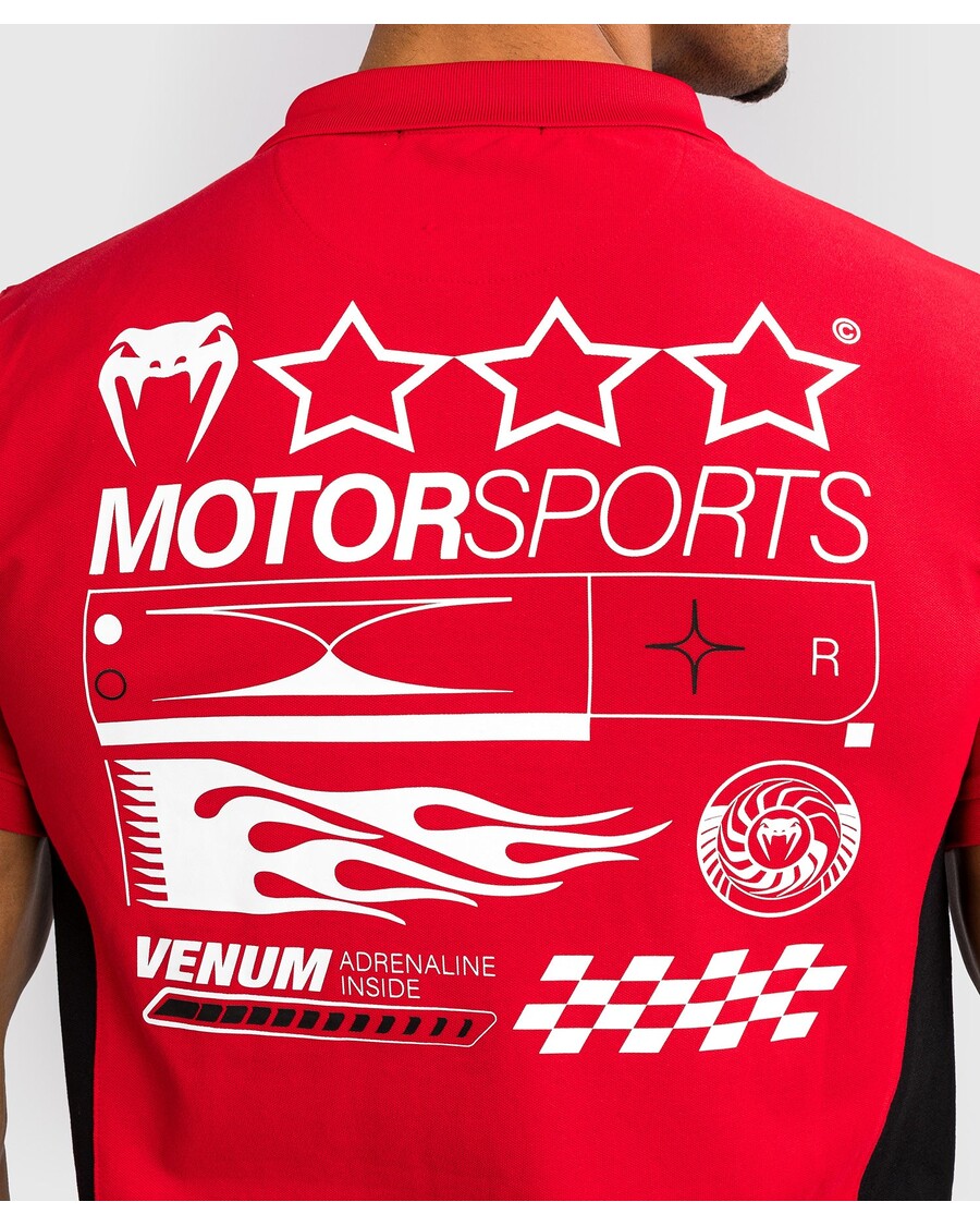 Venum モータースポーツ コットン ポロ - レーサー レッド