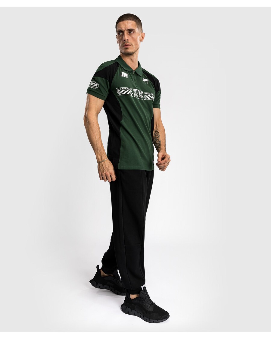 Venum Motosport Puuvilla Polo - Sügav Mets