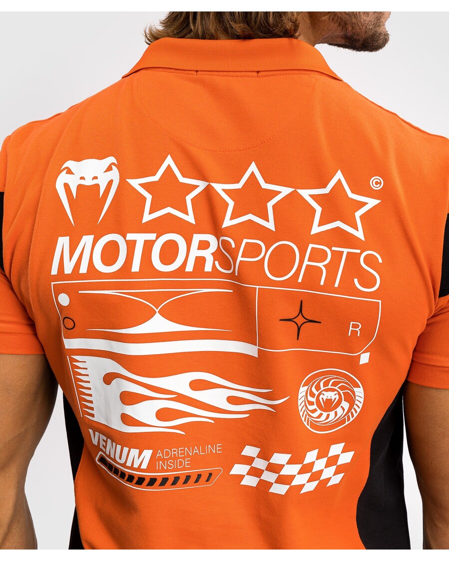 قميص بولو قطني من Venum Motorsport - برتقالي
