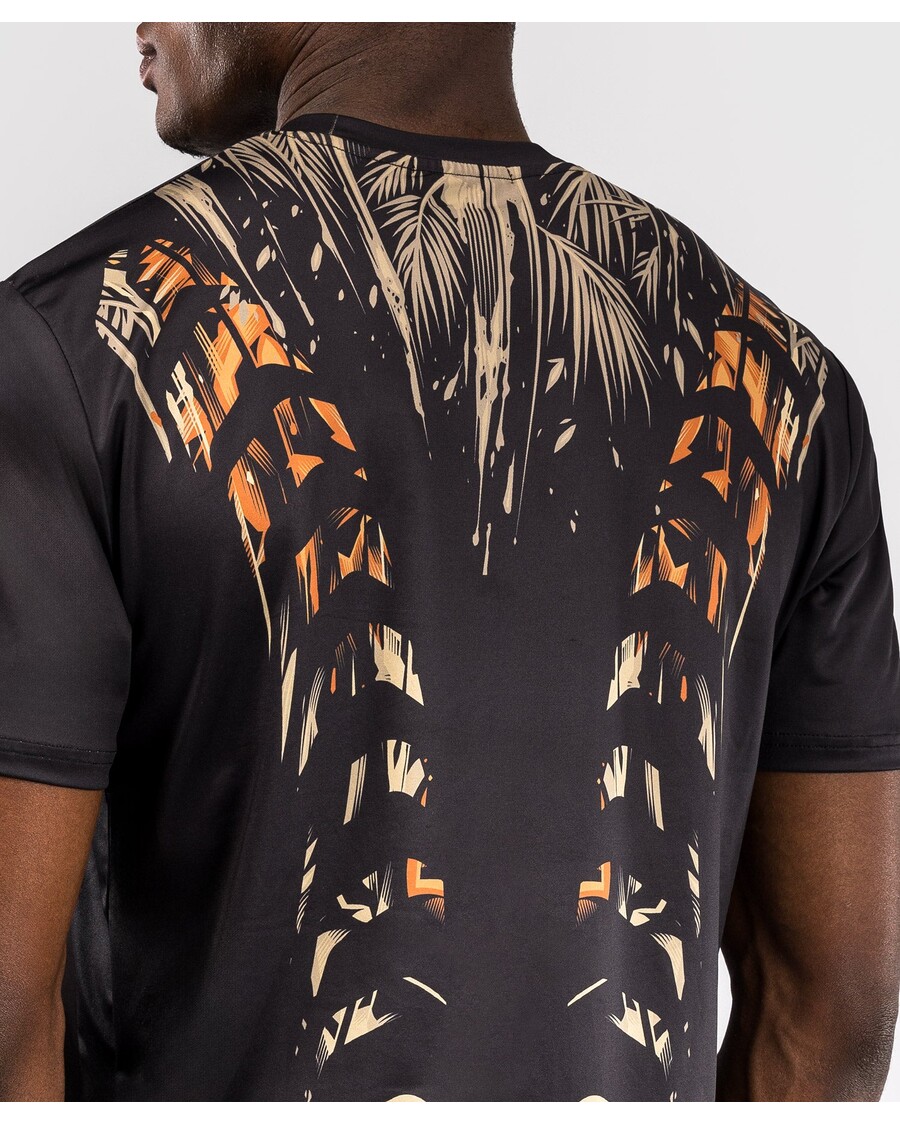 Venum Tiger Dry Tech T-shirt Voor Heren - Zwart/neon Oranje