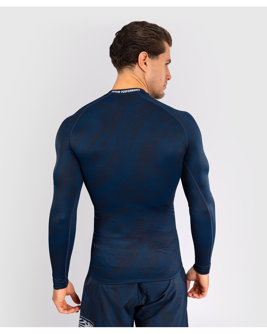 Ufc Fusion By Venum Fight Week Vīriešu Sniegums Garām Piedurknēm Rashguard - Okeāna Zils
