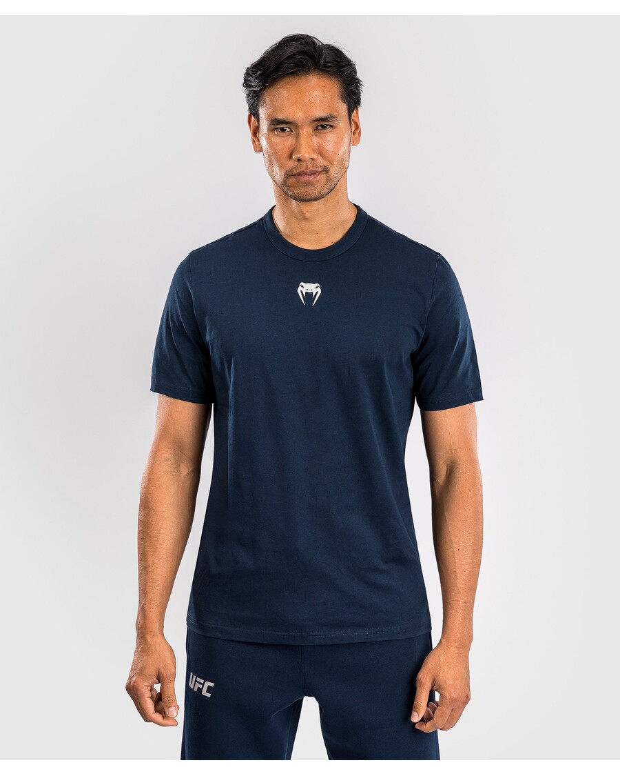 Ufc Fusion By Venum Fight Week Meeste Lühikeste Varrukatega T-särk - Tahke Ookeanisinine