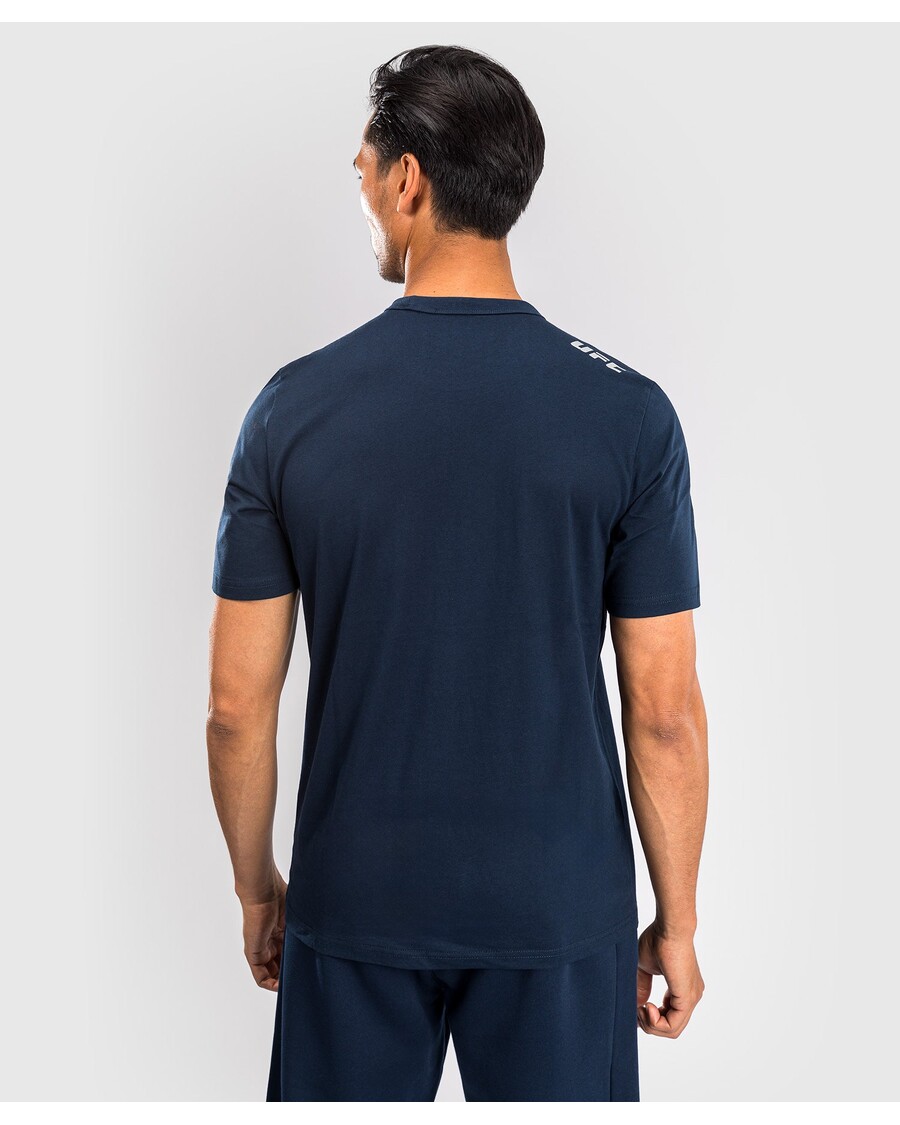 Ufc Fusion By Venum Fight Week Meeste Lühikeste Varrukatega T-särk - Tahke Ookeanisinine