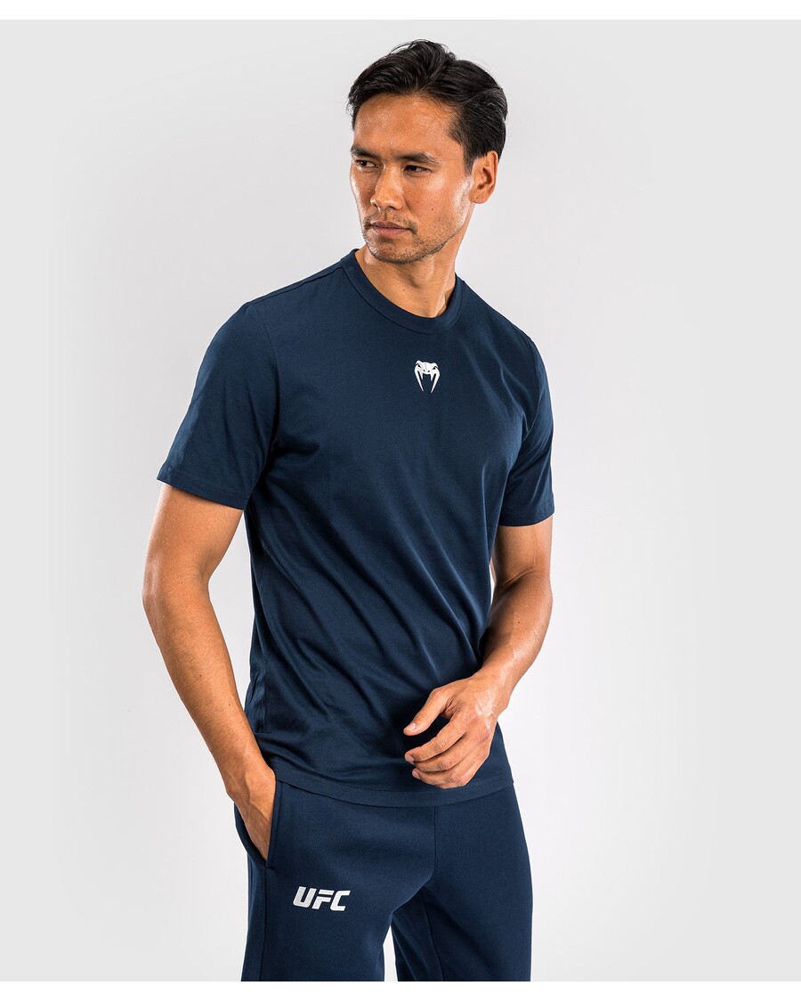 Ufc Fusion By Venum Fight Week Meeste Lühikeste Varrukatega T-särk - Tahke Ookeanisinine