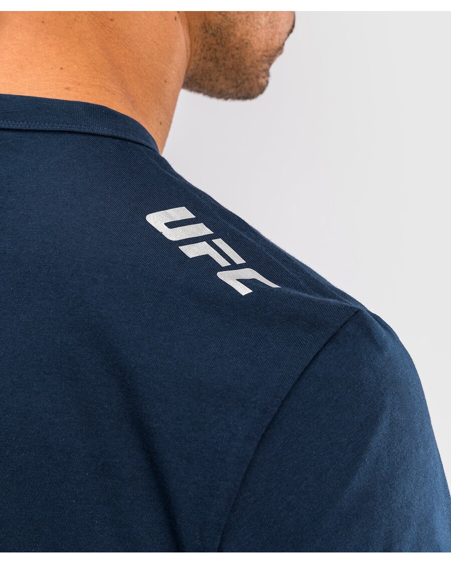 Ufc Fusion By Venum Fight Week Meeste Lühikeste Varrukatega T-särk - Tahke Ookeanisinine