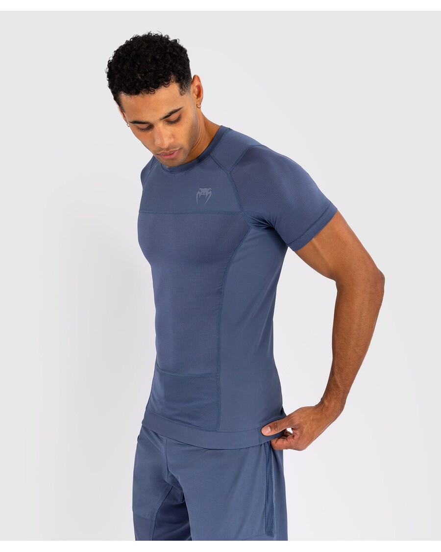 قميص رجالي بأكمام قصيرة من Venum G-Fit Air - أزرق ضبابي