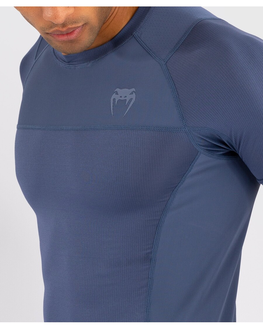 قميص رجالي بأكمام قصيرة من Venum G-Fit Air - أزرق ضبابي