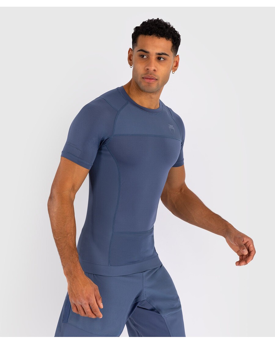 قميص رجالي بأكمام قصيرة من Venum G-Fit Air - أزرق ضبابي