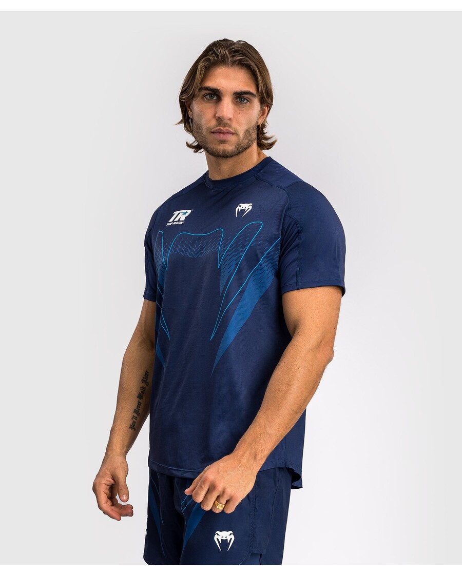 قميص Venum X Top Rank الأصلي للرجال ذو التقنية الجافة - أزرق داكن