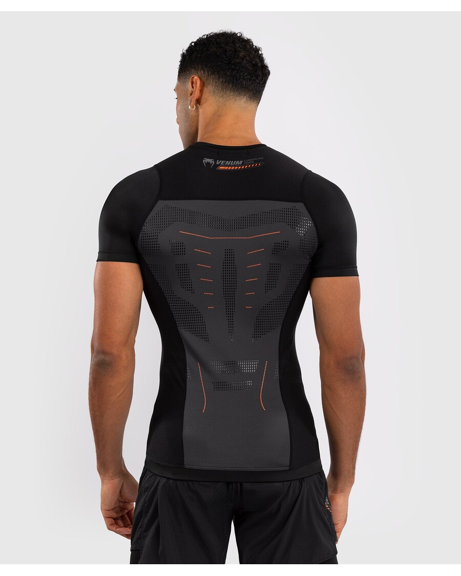 Venum テクニカル 3.0 半袖ラッシュガード - グラファイト