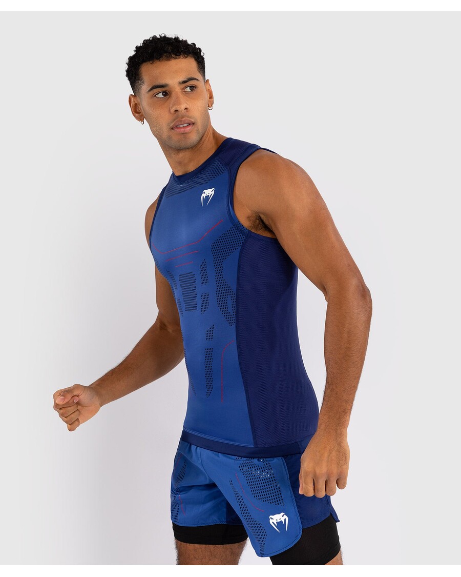 Venum Technische 3.0 Mouwloze Rashguard - Nachtblauw