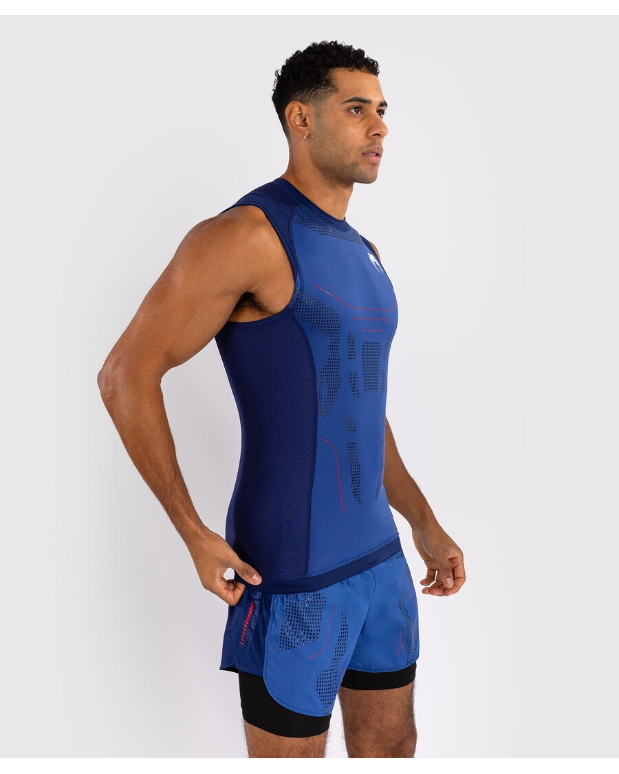 Venum Technische 3.0 Mouwloze Rashguard - Nachtblauw