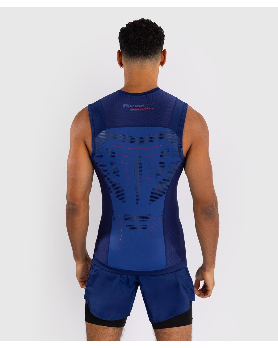 Venum Technische 3.0 Mouwloze Rashguard - Nachtblauw