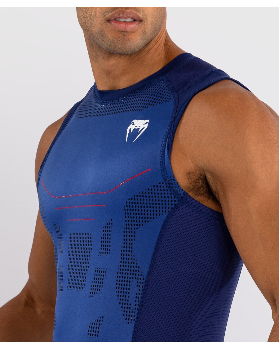 Venum Technische 3.0 Mouwloze Rashguard - Nachtblauw