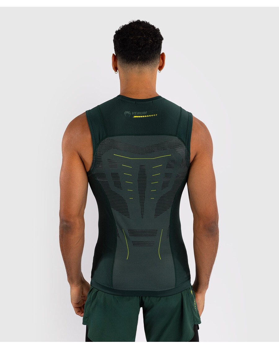 Venum Technische 3.0 Mouwloze Rashguard - Bosgroen