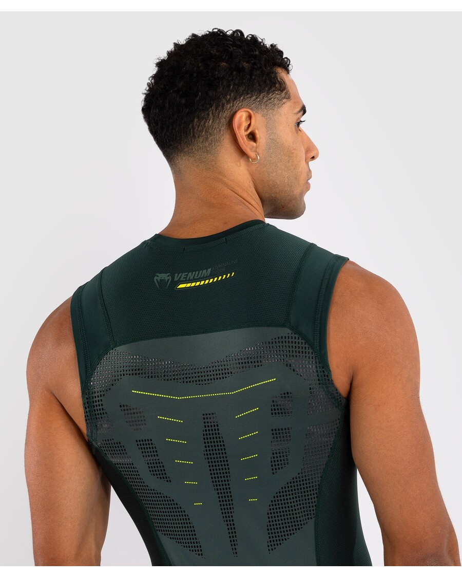Venum Technische 3.0 Mouwloze Rashguard - Bosgroen