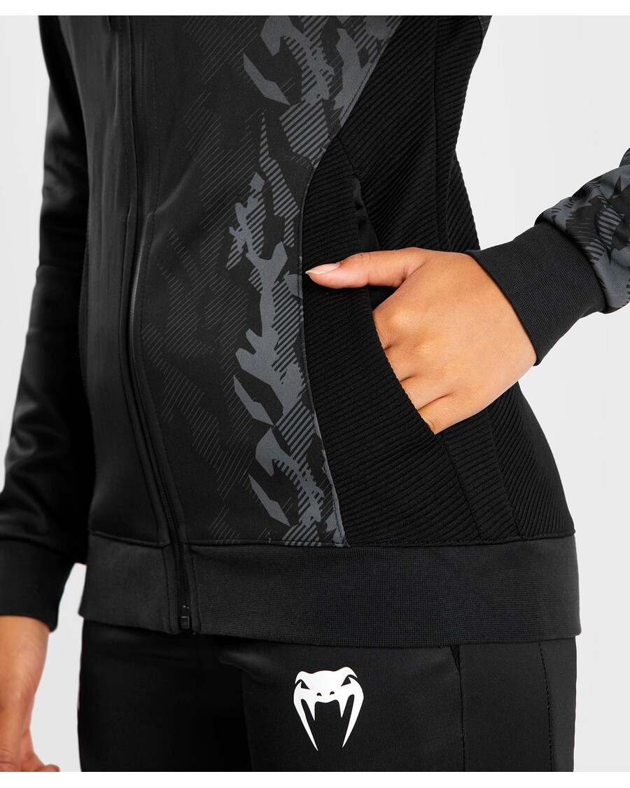 Женская толстовка на молнии UFC Venum Authentic Fight Week - черная