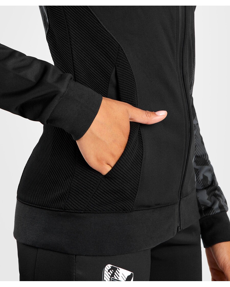 Женская толстовка на молнии UFC Venum Authentic Fight Week - черная