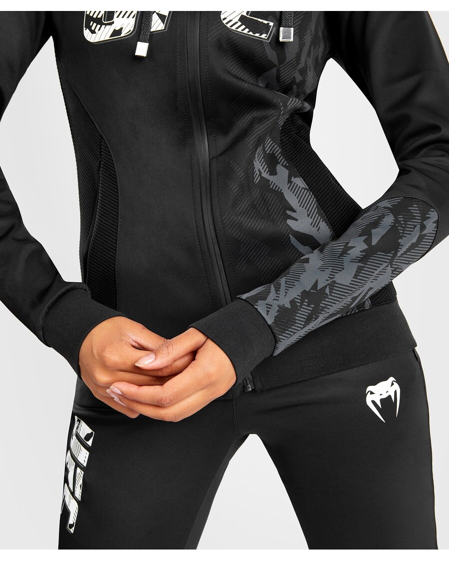 Женская толстовка на молнии UFC Venum Authentic Fight Week - черная