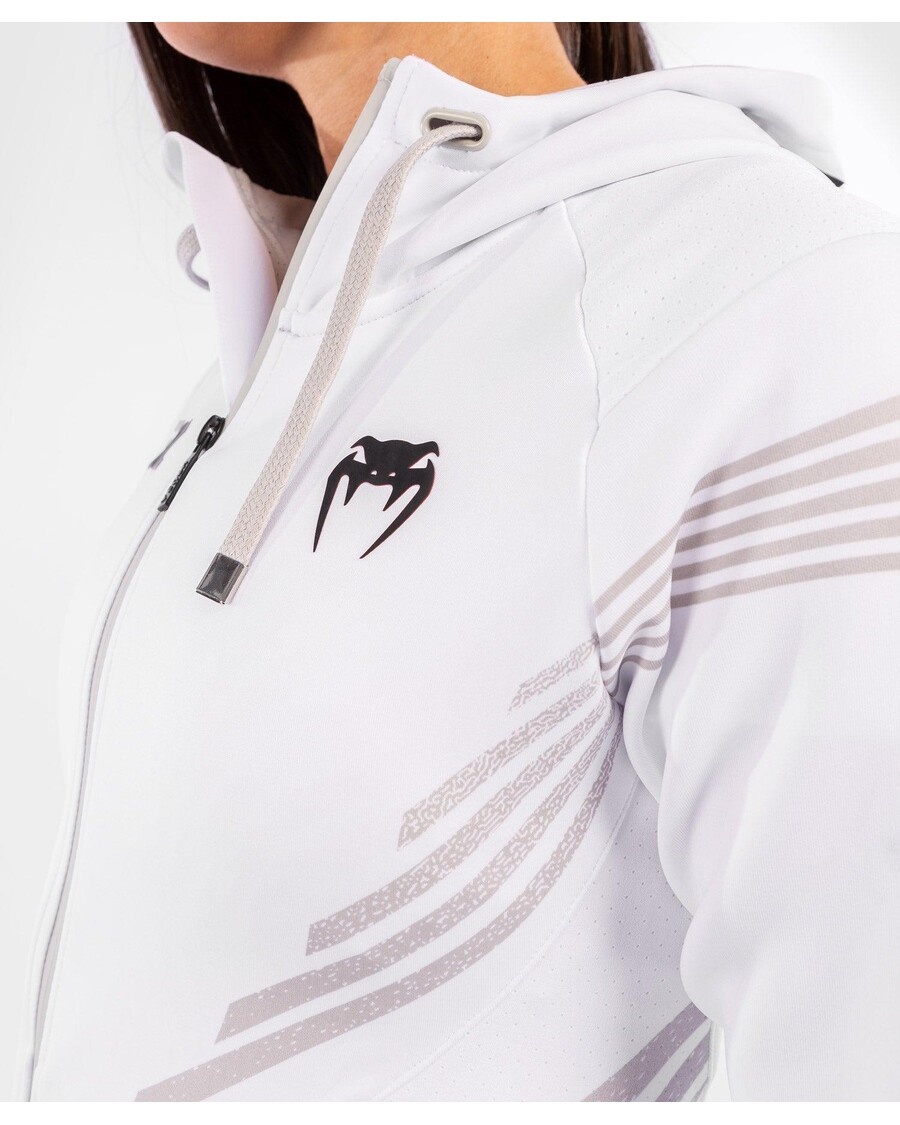 UFC Venum Personalized Authentic Fight Night Women's Walkout Hoodie - White