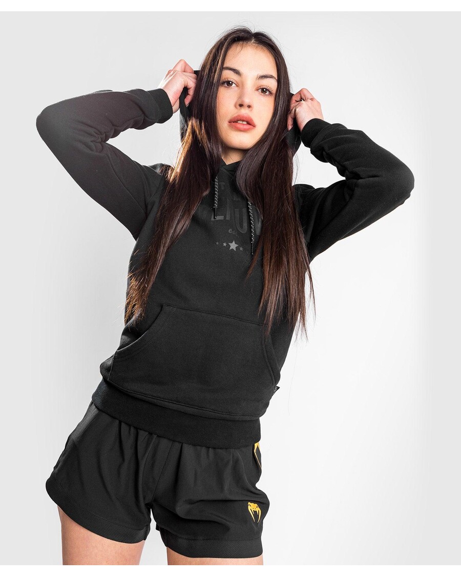 Hoodie Venum Team 2.0 - Untuk Wanita - Hitam/hitam