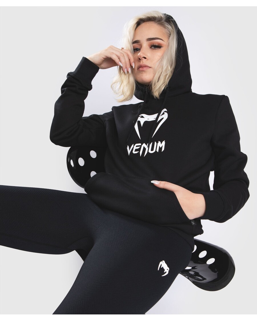 Hoodie Klasik Venum - Untuk Wanita - Hitam