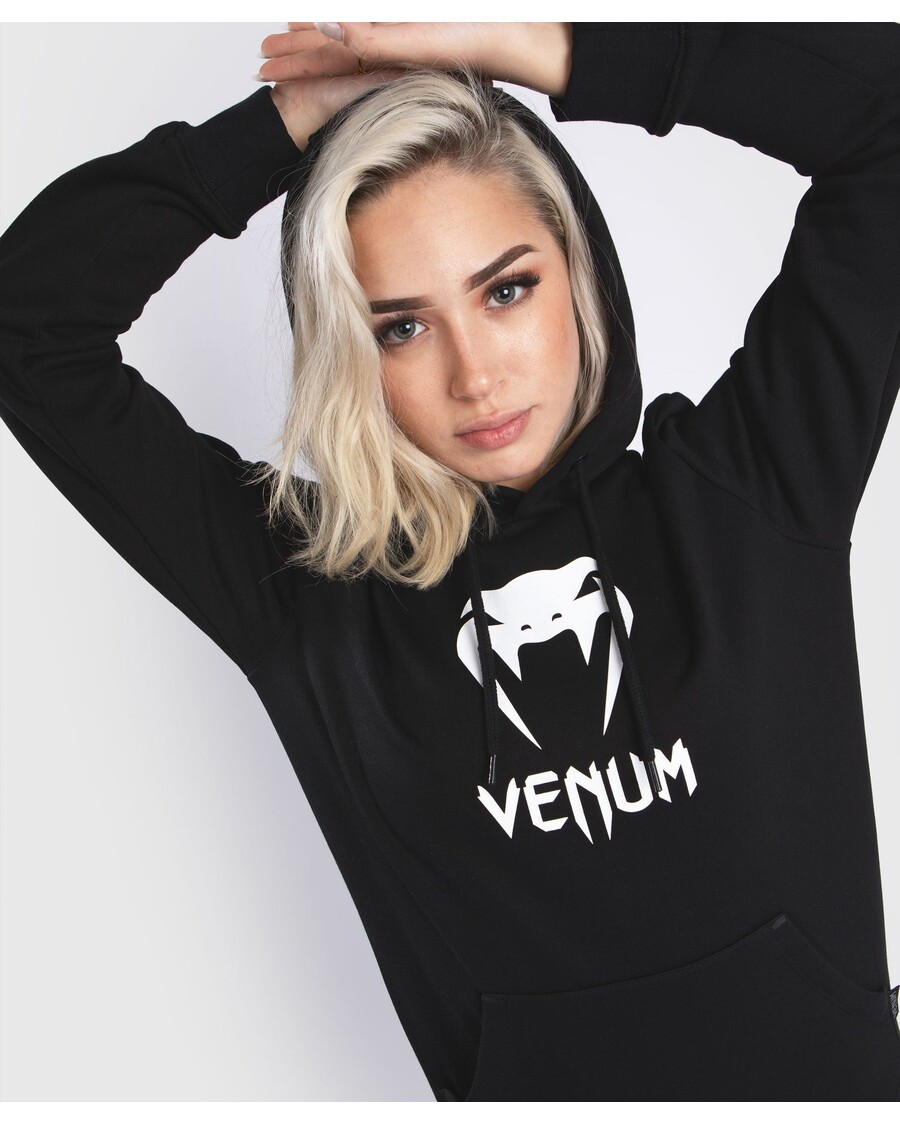 Hoodie Klasik Venum - Untuk Wanita - Hitam