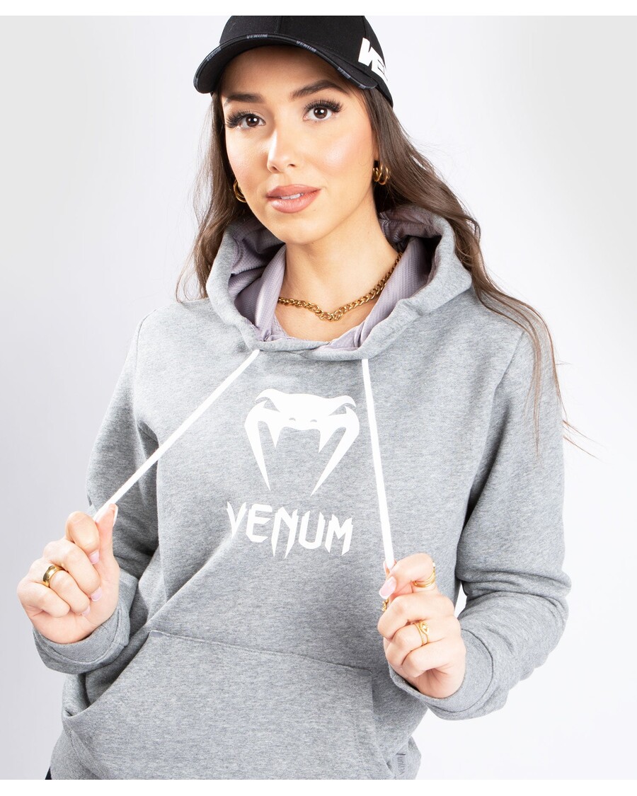 Venum Klassisk Hættetrøje - Til Kvinder - Lys Gråmeleret