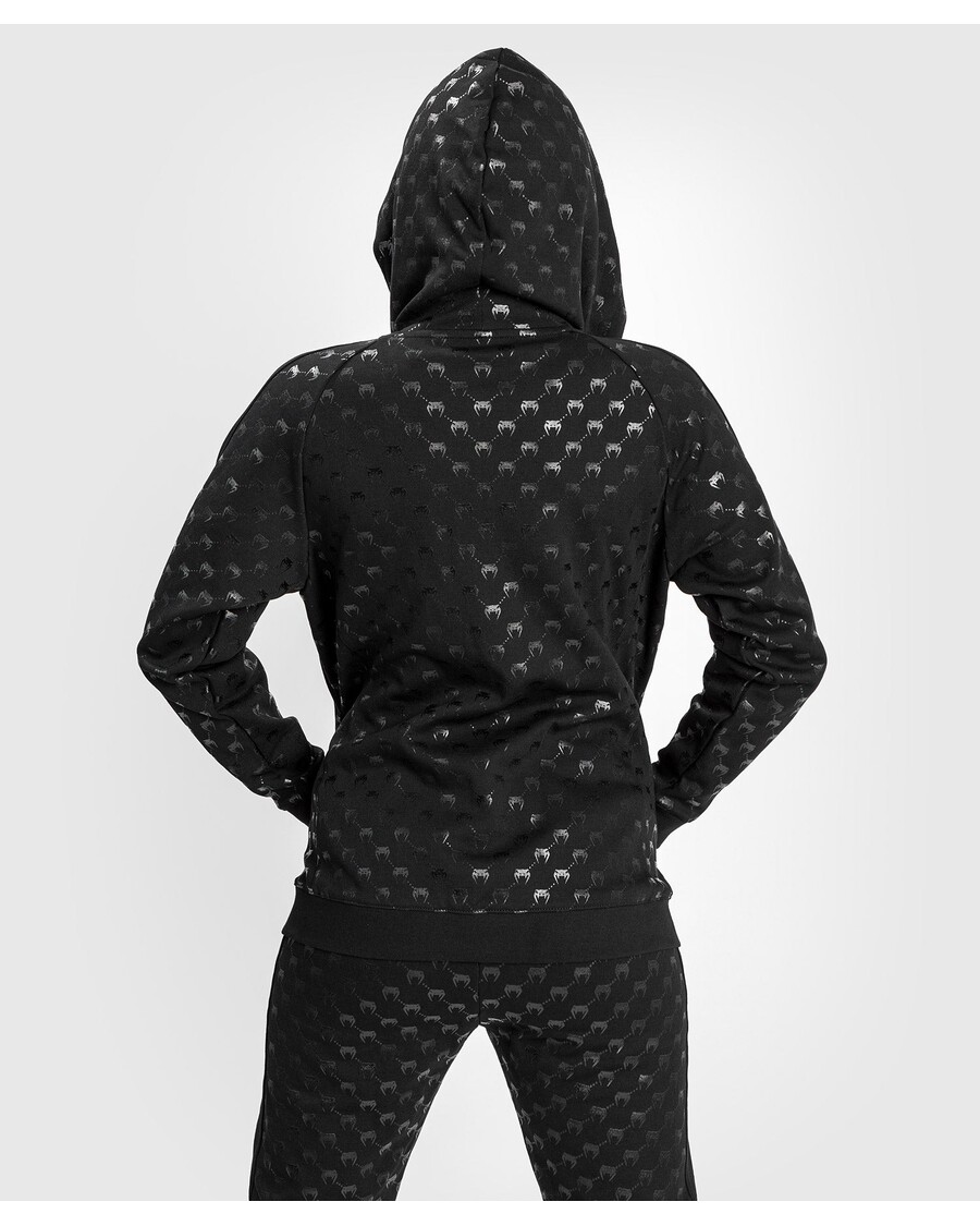 Venum Monogram Hoodie - Black/Pink Gold