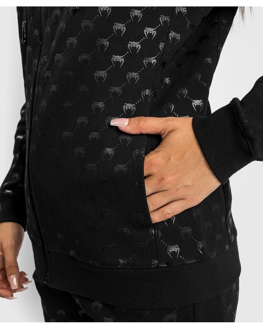 Venum Monogram Hoodie - Black/Pink Gold