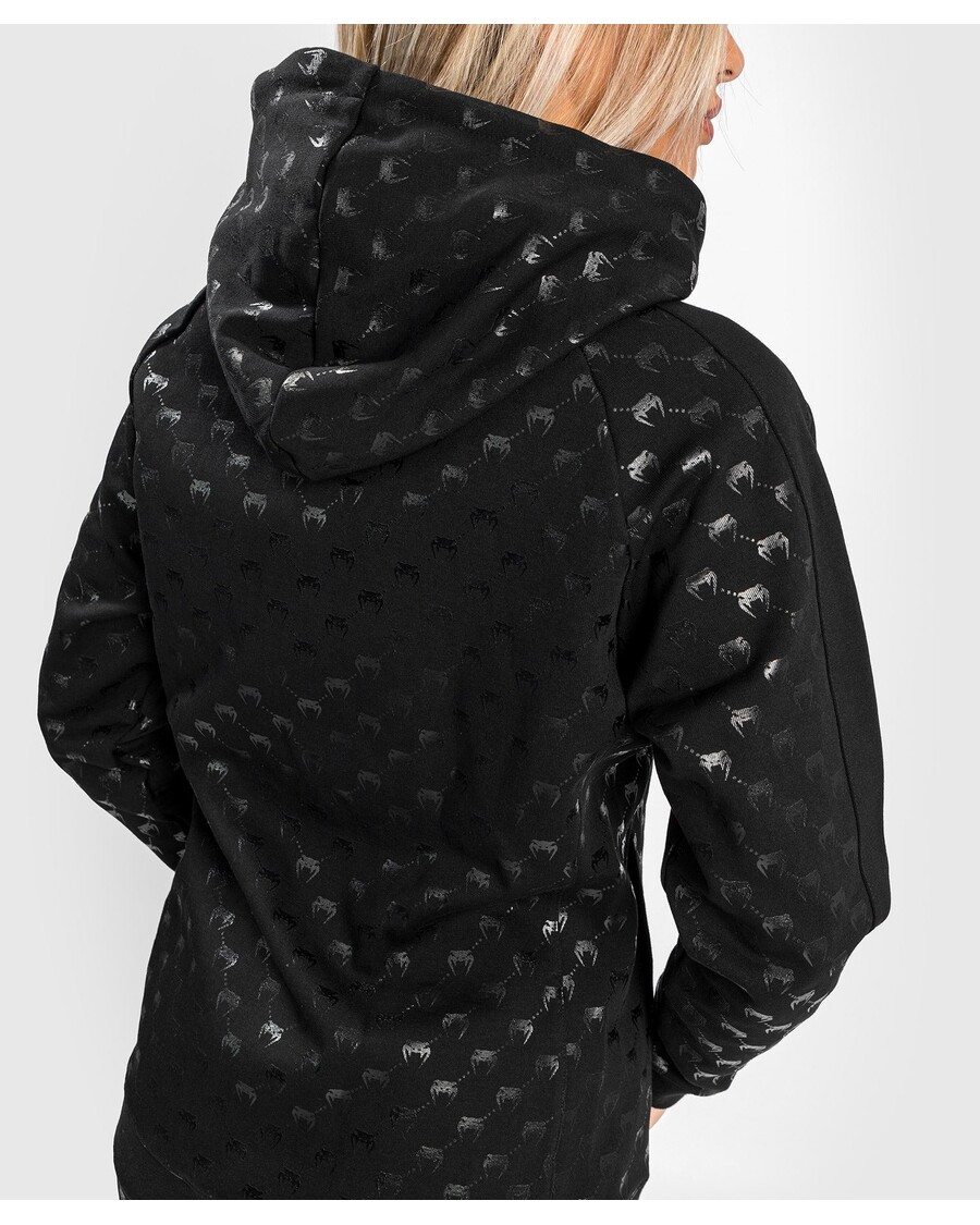 Venum Monogram Hoodie - Black/Pink Gold