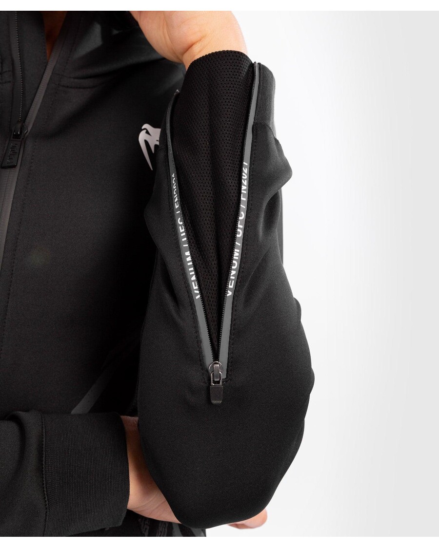 UFC Venum Fighters Authentic Fight Night Women's Walkout Hoodie - Black