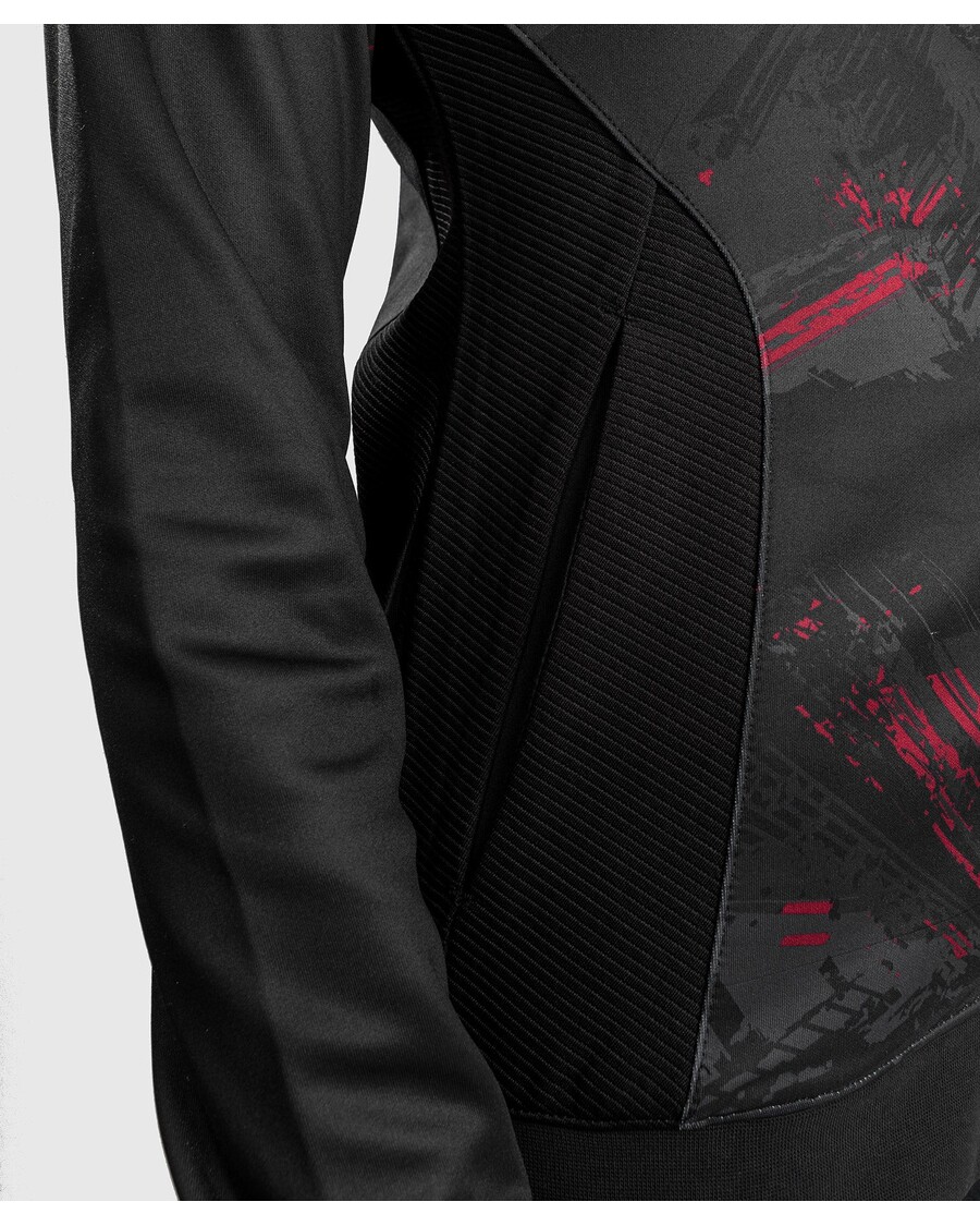 Ufc Venum Authentic Fight Week 2.0 Dameshoodie Met Rits - Zwart/rood