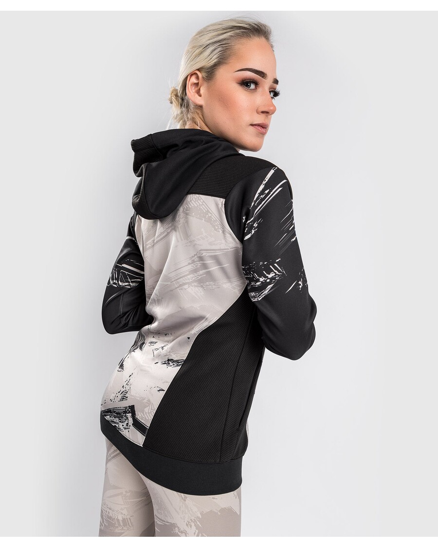 UFC ヴェナム オーセンティック ファイト ウィーク 2.0 ウィメンズ ジップ パーカー - ブラック/サンド